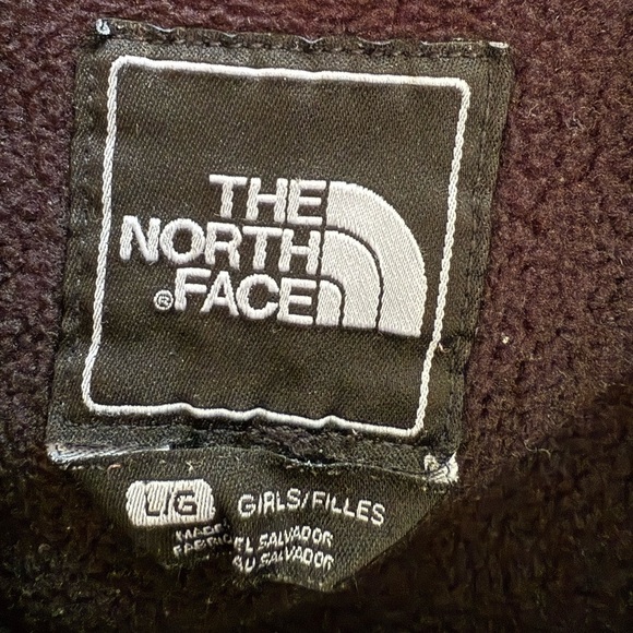 The North Face Girl's Hooded Denali Fleece Jacket | Size Large - Picture 6 of 6